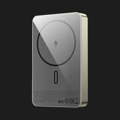 Зарядний пристрій Power Bank WiWU P15-1 Ultra Slim 10000mAh MagSafe (Titanium Gold)