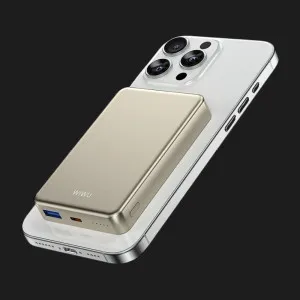 Зарядное устройство Power Bank WiWU P15-1 Ultra Slim 10000mAh MagSafe (Titanium Gold) в Хмельницком