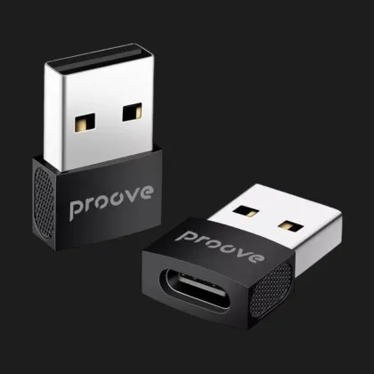 Переходник OTG Proove Extension Type-C to USB (Black) в Берегово