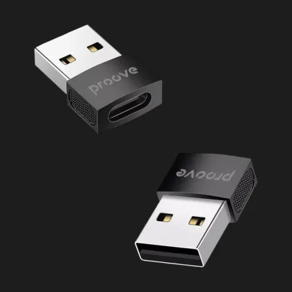 Переходник OTG Proove Extension Type-C to USB (Black) в Берегово
