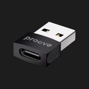 Перехідник OTG Proove Extension Type-C to USB (Black) в Чернівцях