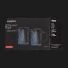 Набір чашок Ardesto Shine 260 мл 2 шт. (AR2626GG) (Gray)