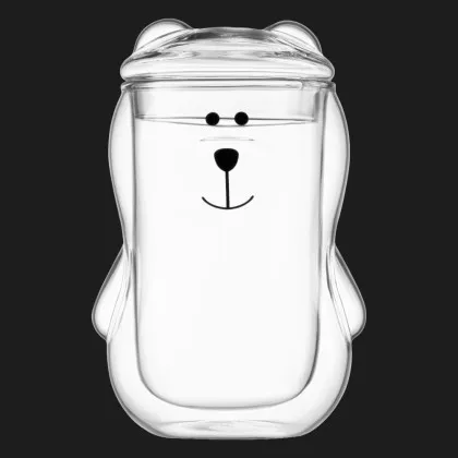 Набір чашок з кришкою та подвійними стінками Ardesto Animals 300 мл 2 шт. (AR2630BBR) в Ковелі