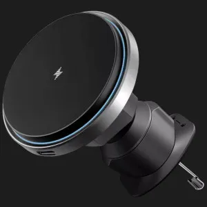 Автомобільний тримач з бездротовим зарядним пристроєм Proove Magic Circle Pro 15W (Black) у Луцьк
