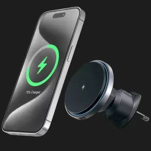 Автомобільний тримач з бездротовим зарядним пристроєм Proove Magic Circle Pro 15W (Black) у Луцьк