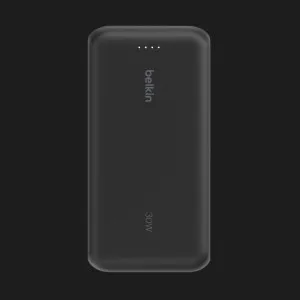 Зарядное устройство для Power Bank Belkin 20000мАh, 30Вт, встроенный кабель USB-C (Black) в Хмельницком