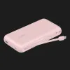 Зарядное устройство для Power Bank Belkin 20000мАh, 30Вт, встроенный кабель USB-C (Pink)