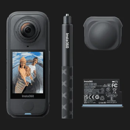 Экшн-камера Insta360 X4 Air Graphite Black Starter Bundle