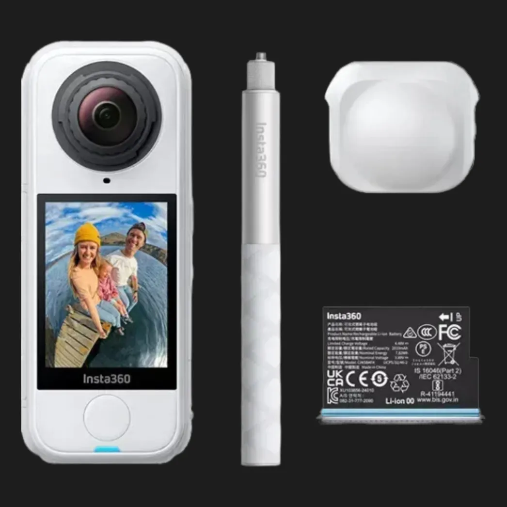 Екшн-камера Insta360 X4 Air Arctic White Starter Bundle