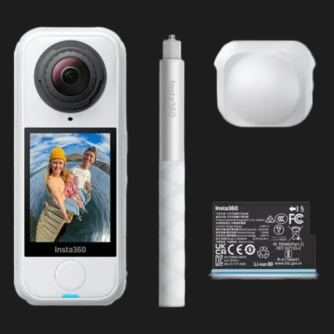 Екшн-камера Insta360 X4 Air Arctic White Starter Bundle