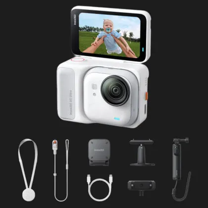 Экшн-камера Insta360 GO Ultra Arctic White Creator Bundle