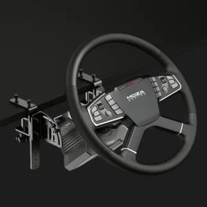 Комплект (кермо, педалі) Moza R5 Trucking Bundle PC (Black) (UA) в Бродах