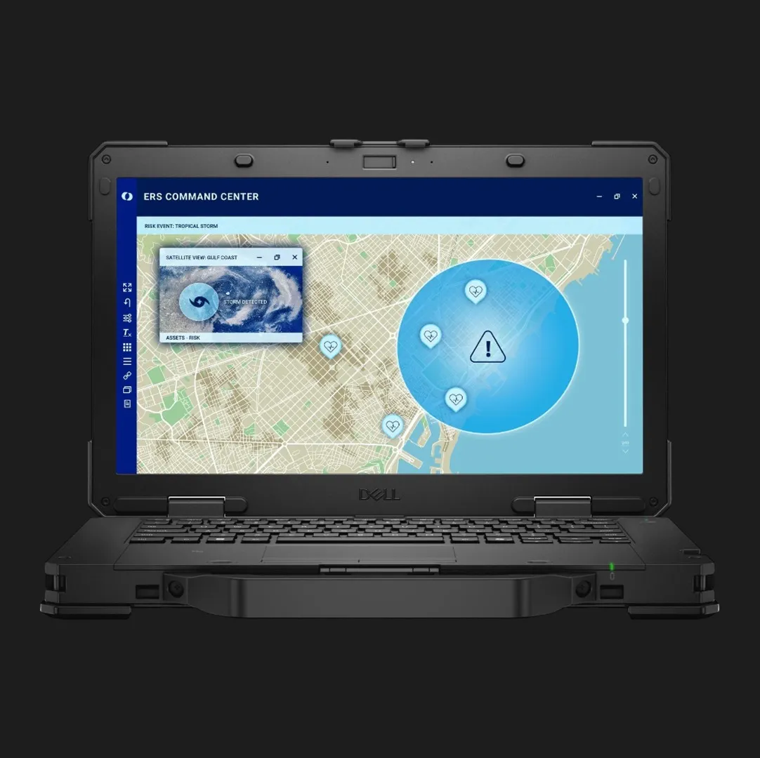 Ноутбук Dell Pro Rugged 14 Touch 14" (Intel Core Ultra 5/16GB/512GB (SSD)/Iris Xe) (210-BNNG_U516512WP) (Standard)