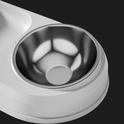 Поїлка з годівницею 2 в 1 Lapka (WF072) (White)