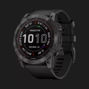 б/у Garmin Fenix 7X Sapphire Solar Carbon Gray DLC Titanium with Black Band в Дрогобыче