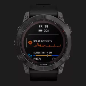 б/у Garmin Fenix 7X Sapphire Solar Carbon Gray DLC Titanium with Black Band в Дрогобыче