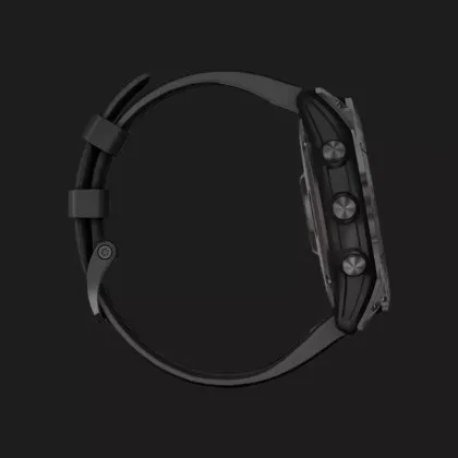 б/у Garmin Fenix 7X Sapphire Solar Carbon Gray DLC Titanium with Black Band