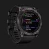 б/у Garmin Fenix 7X Sapphire Solar Carbon Gray DLC Titanium with Black Band