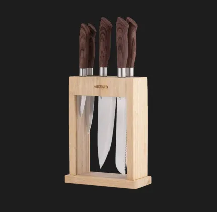 Набір ножів з блоком Ardesto Midori  6 предметів, бамбук