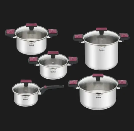 Набір посуду Tefal Cook&Clip 10 предметів