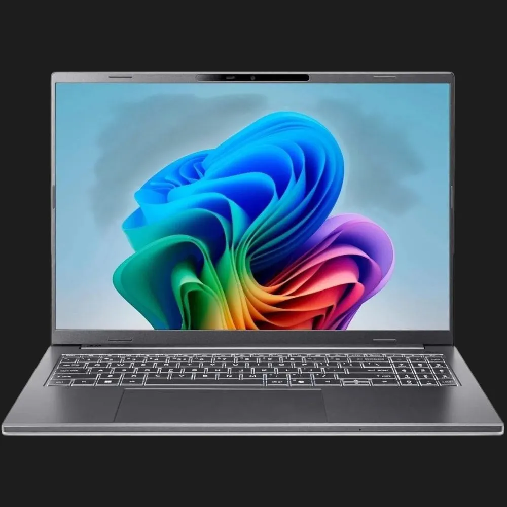 Ноутбук Acer Aspire 16 A16-11M-X1CW 16" (Qualcomm Snapdragon X/16GB/512GB (SSD)/Qualcomm Adreno X1-45) (NX.JLNEG.002) (Standard)