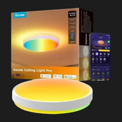 Светильник потолочный Govee 38cm Smart Ceiling Light Pro, RGBICWW (H60A6C01) в Ковеле