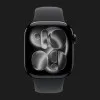 б/у Apple Watch Series 11 GPS 46mm Jet Black Aluminum Case with Black Sport Band - S/M (MEUW4)