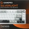 Ігрова клавіатура Gamepro Genesis  Silverlight (MK116) (White) (UA)