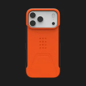 Чохол UAG Civilian Magsafe для iPhone 17 Pro (Orange) в Хмельницькому