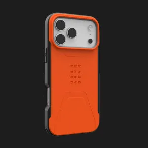 Чохол UAG Civilian Magsafe для iPhone 17 Pro (Orange) в Хмельницькому