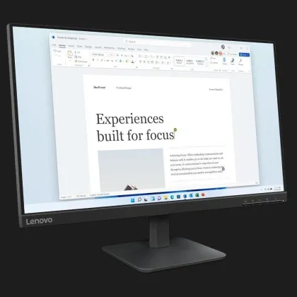 Монитор Lenovo 23.8" L24-4e IPS 100Hz 68C2KAC1UA (UA)