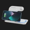 Безпровідна зарядка WiWU Wi-W020 Foldable 3 in 1 Wireless Charger (White)