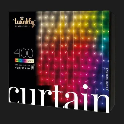 Гірлянда Smart LED Twinkly Curtain RGBW 400 IP44 1.45х2.1м в Ковелі