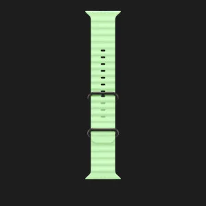 Ремінець Apple Ocean Band для Apple Watch 44/45/46/49 mm (Neon Green - Black Titanium)