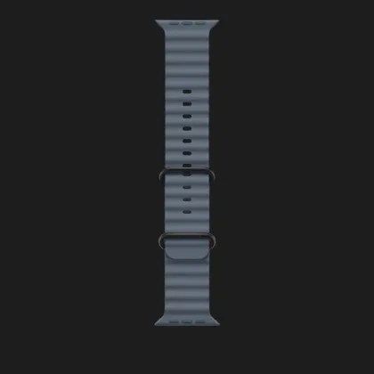 Ремінець Apple Ocean Band для Apple Watch 44/45/46/49 mm (Anchor Blue - Black Titanium) в Чернігові