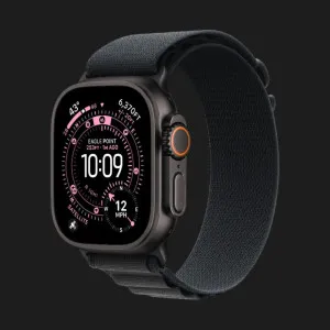 б/у Apple Watch Ultra 3 GPS + LTE, 49mm Black Titanium Case with Black Alpine Loop - Large (MF0X4) (Хорошее состояние)