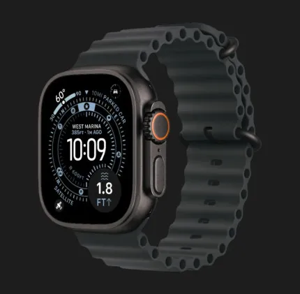 б/у Apple Watch Ultra 3 GPS + LTE, 49mm Black Titanium Case with Black Ocean Band (MF0J4) (Хороший стан)