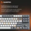 Клавиатура GamePro Genesis Metallic 87% Red switches (Gray) (UA)