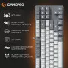 Клавиатура GamePro Genesis Metallic 87% Red switches (Gray) (UA)
