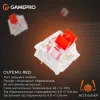 Клавиатура GamePro Genesis Metallic 87% Red switches (Black) (UA)