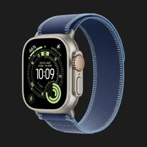 б/у Apple Watch Ultra 3 GPS + LTE, 49mm Natural Titanium Case with Blue/Bright Blue Trail Loop - S/M (MEWR4) (Как Новый)