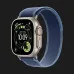 б/у Apple Watch Ultra 3 GPS + LTE, 49mm Natural Titanium Case with Blue/Bright Blue Trail Loop - M/L (MEWU4)