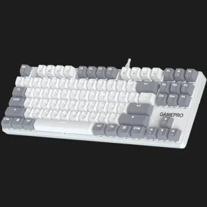 Клавіатура GamePro Genesis Metallic 87% Red switches (White) (UA) в Бродах