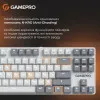 Клавиатура GamePro Genesis Metallic 87% Red switches (White) (UA)