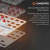 Клавиатура GamePro Genesis Metallic 87% Red switches (White) (UA)