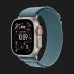 б/у Apple Watch Ultra 3 GPS + LTE, 49mm Natural Titanium Case with Light Blue Alpine Loop - Small (MEWK4)