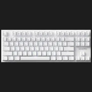 Клавіатура GamePro Genesis Joker 87% Red switches (White) (UA) в Бродах