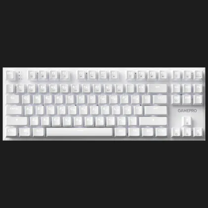 Клавиатура GamePro Genesis Joker 87% Red switches (White) (UA) в Белой Церкви