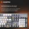 Клавіатура GamePro Genesis Metallic 100% Red switches (Gray) (UA)