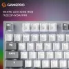 Клавіатура GamePro Genesis Metallic 100% Red switches (Gray) (UA)